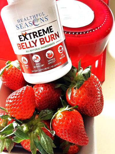 Extreme Belly Burn Capsules – Natural Metabolism & Appetite Support – Garcinia Cambogia, Green Tea, Apple Cider Vinegar – 60 Capsules