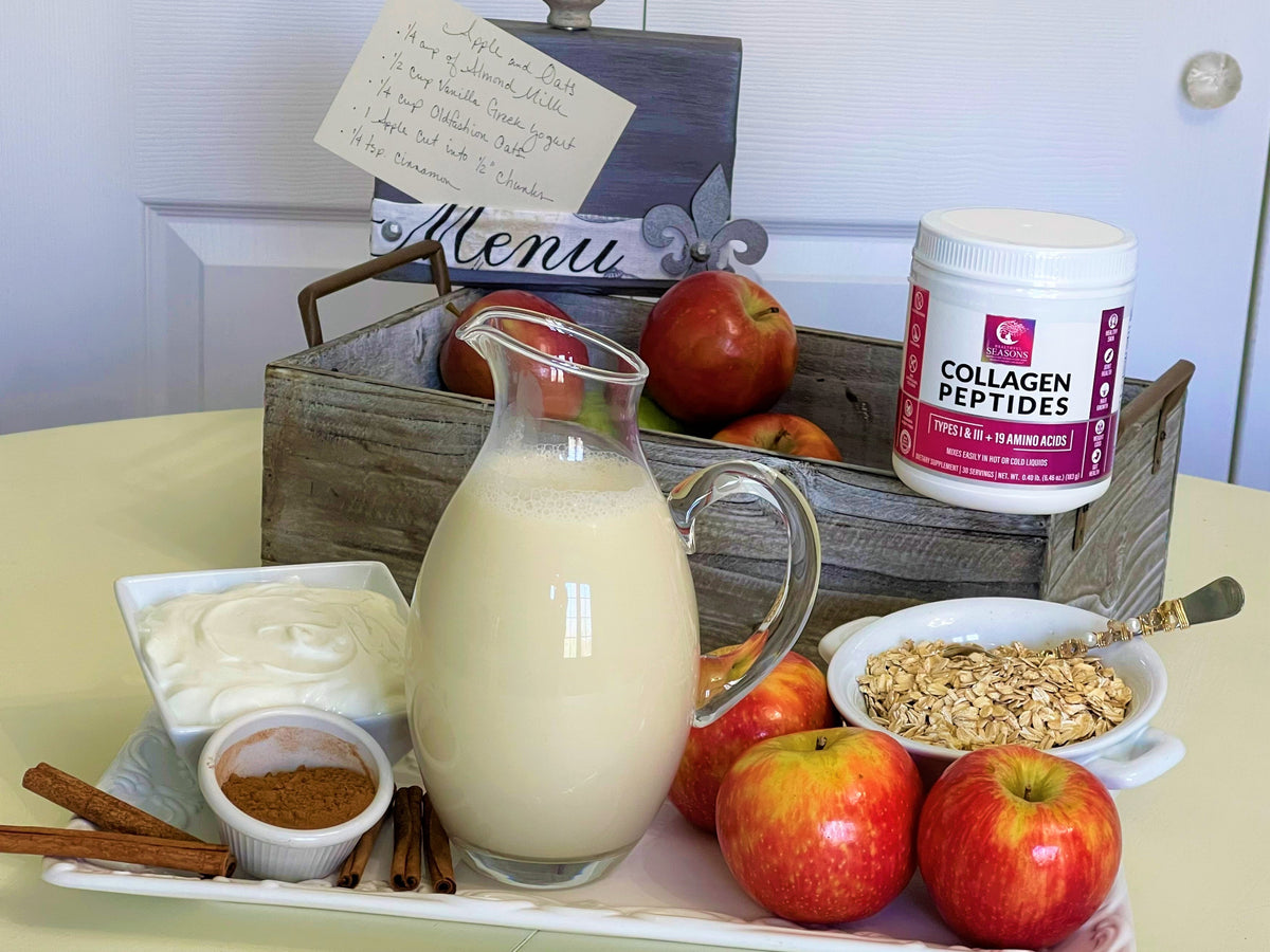Old Fashioned Oats & Apple Breakfast Smoothie