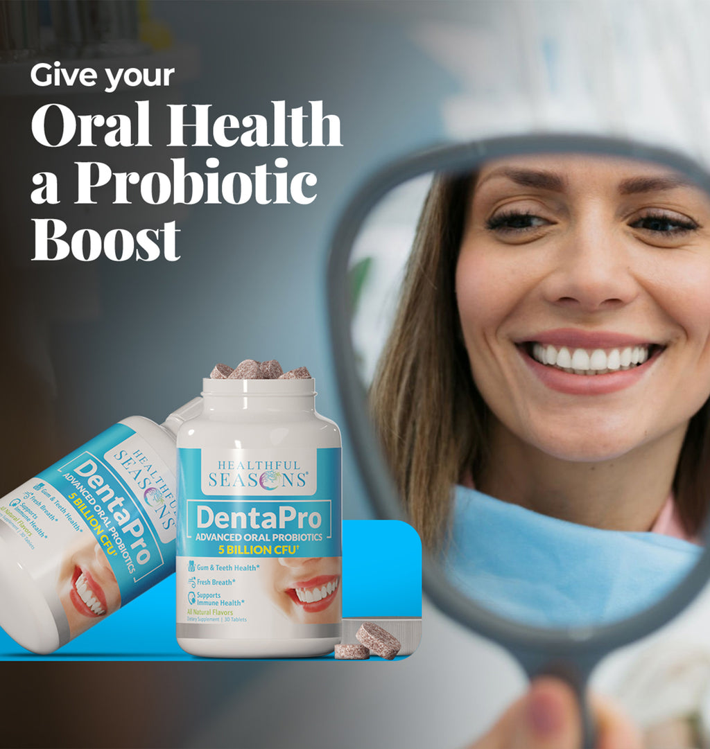 DentaPro Oral Probiotic - Fresh Breath & Gum Support - 30 Chewable Tablets