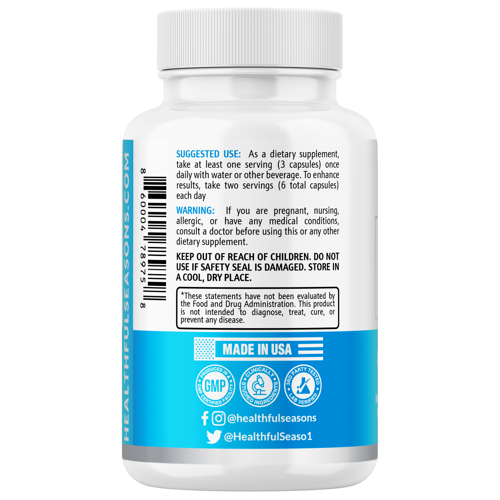 Multi Collagen Capsules – Types I, II, III, V & X – Hair, Skin, Nail & Joint Support – 90 Capsules