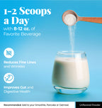 Multi Collagen Peptides Powder Types I & III - Bovine & Marine + L-Carnitine - 30 Servings