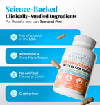 Ashwagandha 800mg with Black Pepper - High Potency Stress & Energy Support - 60 Capsules