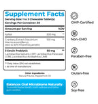 DentaPro Oral Probiotic - Fresh Breath & Gum Support - 30 Chewable Tablets