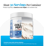 Multi Collagen Peptides Powder Types I & III - Bovine & Marine + L-Carnitine - 30 Servings