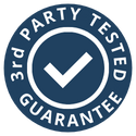 3rd-party tested certification badge