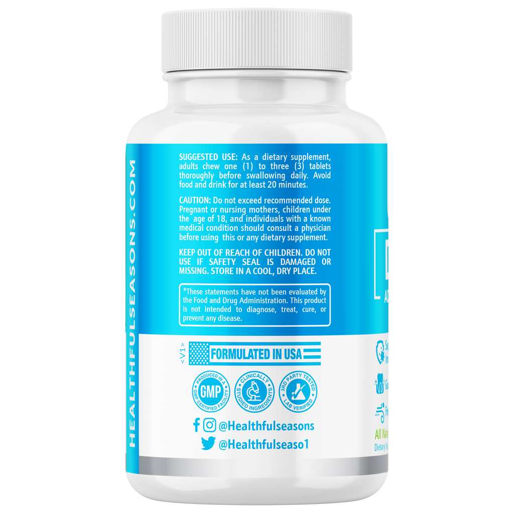 DentaPro Oral Probiotic - Fresh Breath & Gum Support - 30 Chewable Tablets