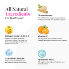 HS5 – Multi Collagen Powder + Vitamin C & Hyaluronic Acid – Metabolism, Skin & Joint Support