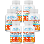 Ashwagandha 800mg with Black Pepper - High Potency Stress & Energy Support - 60 Capsules