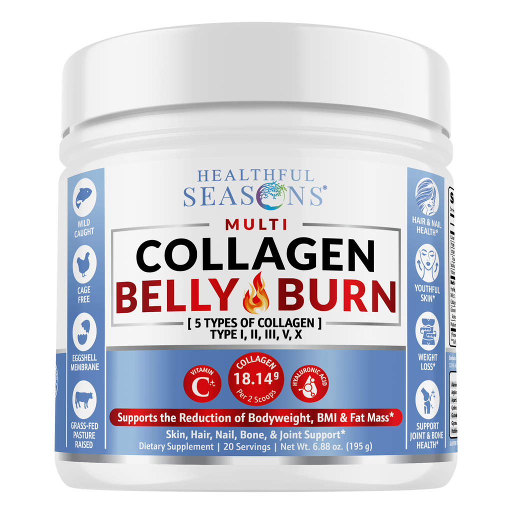 Collagen, Wild-Caught Alaskan Fish, Grass-Fed Bovine. Scientifically Researched Ingredients, 5 types of collagen, 20 amino acids
