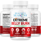 Extreme Belly Burn Capsules – Natural Metabolism & Appetite Support – Garcinia Cambogia, Green Tea, Apple Cider Vinegar – 60 Capsules